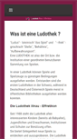 Mobile Screenshot of ludothek-ilef.ch